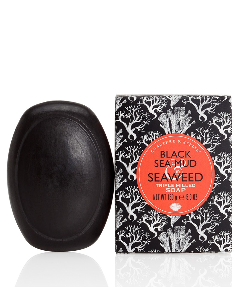 Crabtree & Evelyn Black Sea Mud & Seaweed Milled Soap 150g