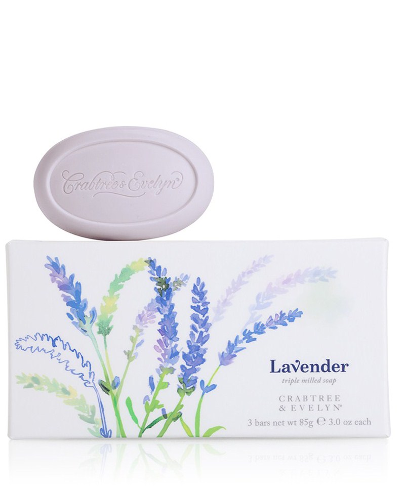 Crabtree & Evelyn Lavender Soap Box 3x85g