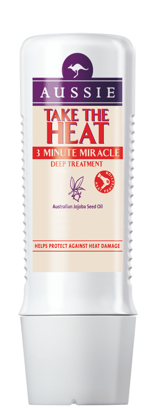 Aussie Take The Heat 3 Minute Miracle Deep Treatment 250ml