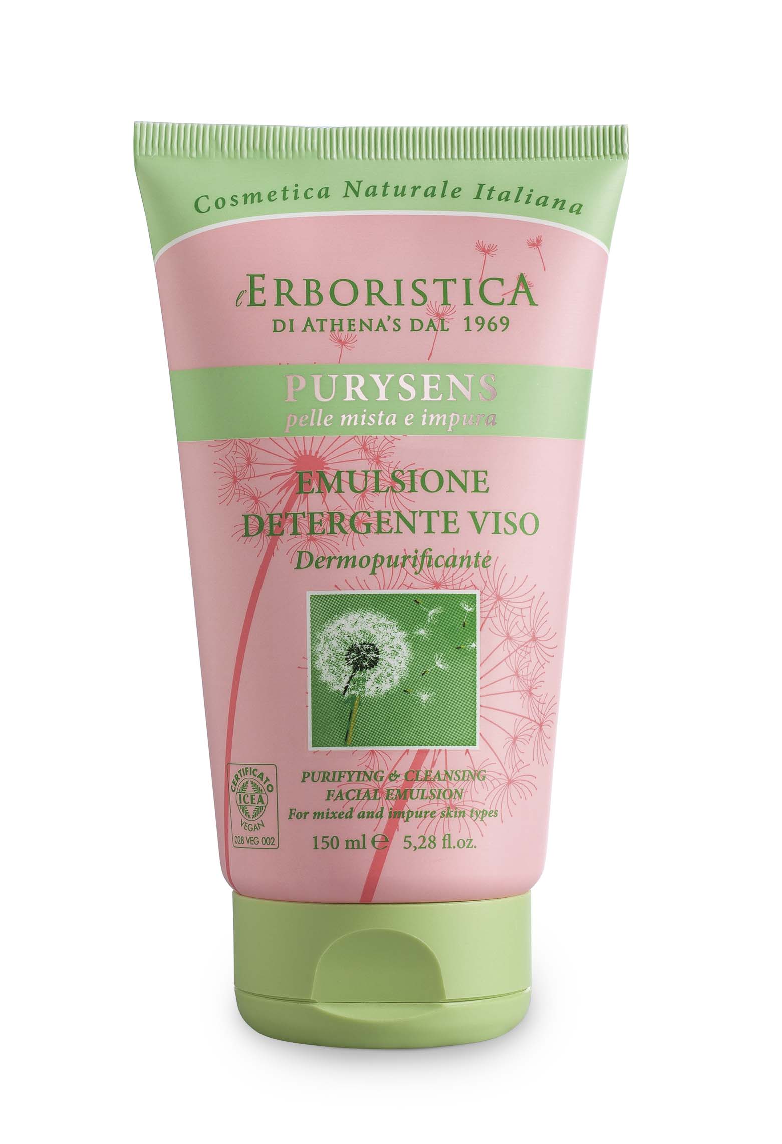 Erboristica Purysens Purifying & Cleansing Facial Emulsion 150ml