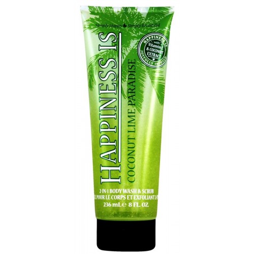 Happiness Is Coconut Lime Paradise 2in1 body Wash & Scrub