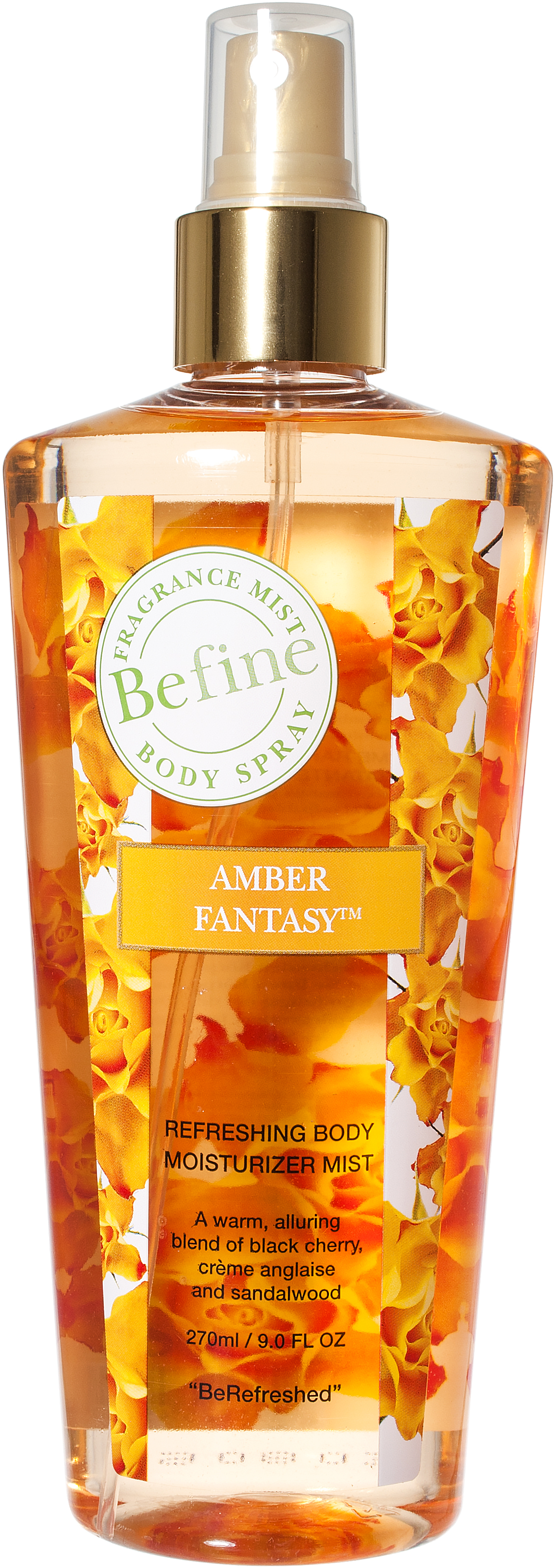 BeFine Body Mist Amber Fantasy 250ml