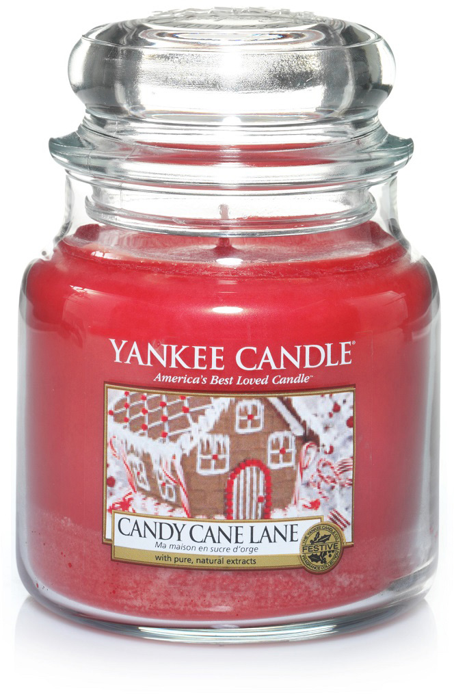Yankee Candle Candy Cane Lane Medium Jar