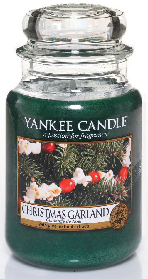 Yankee Candle Christmas Garland Large Jar