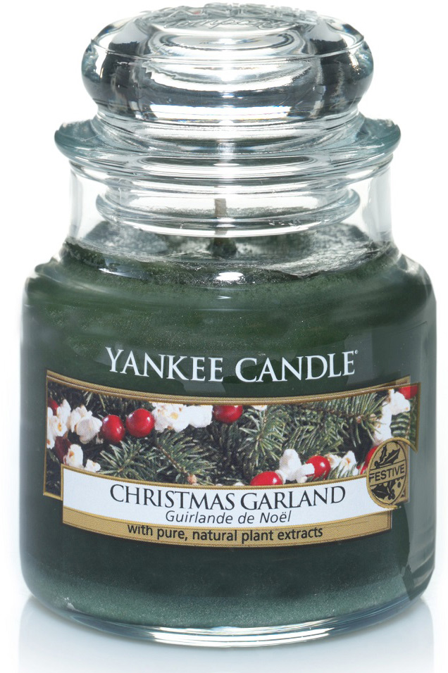 Yankee Candle Christmas Garland Small Jar