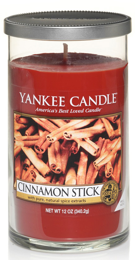 Yankee Candle Cinnamon Stick Glass Pillar Medium