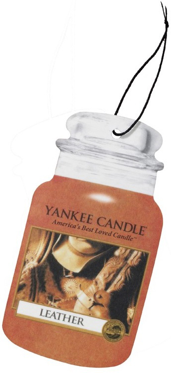Yankee Candle Leather Car Jar