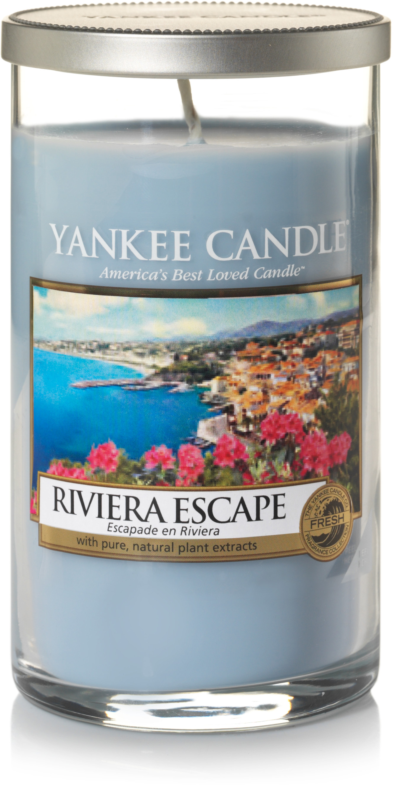 Yankee Candle Glass Pillar-Riviera Escape