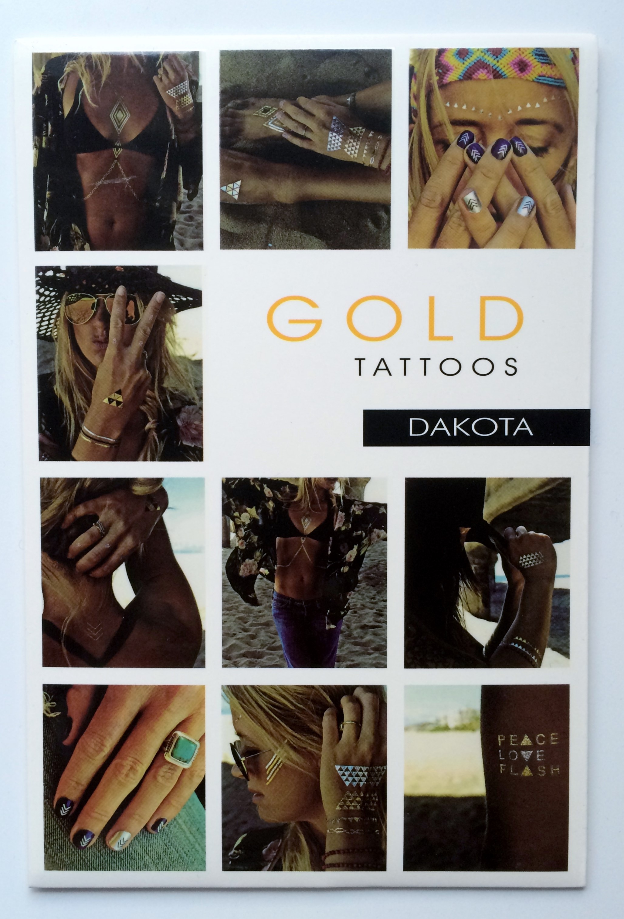 Gold Tattoos Dakota 4-Pack
