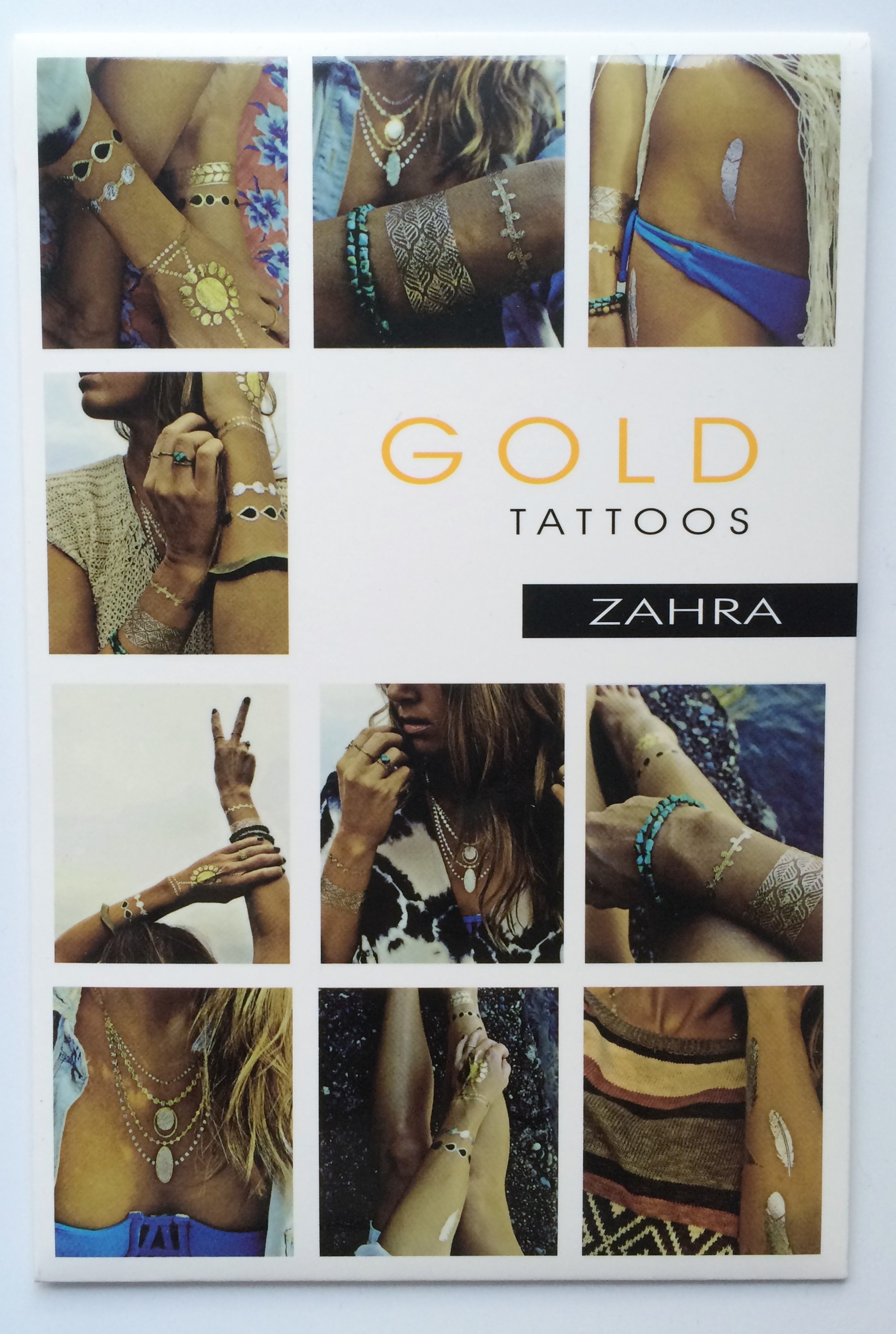 Gold Tattoos Zahra 4-Pack