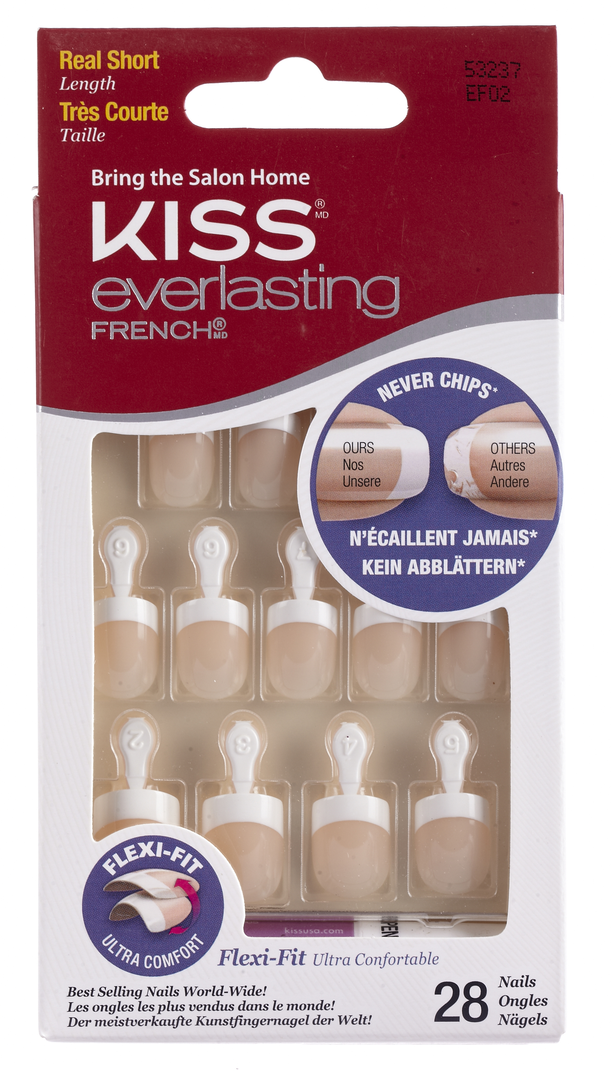 Kiss Everlasting French Nail Kit Always ''C''