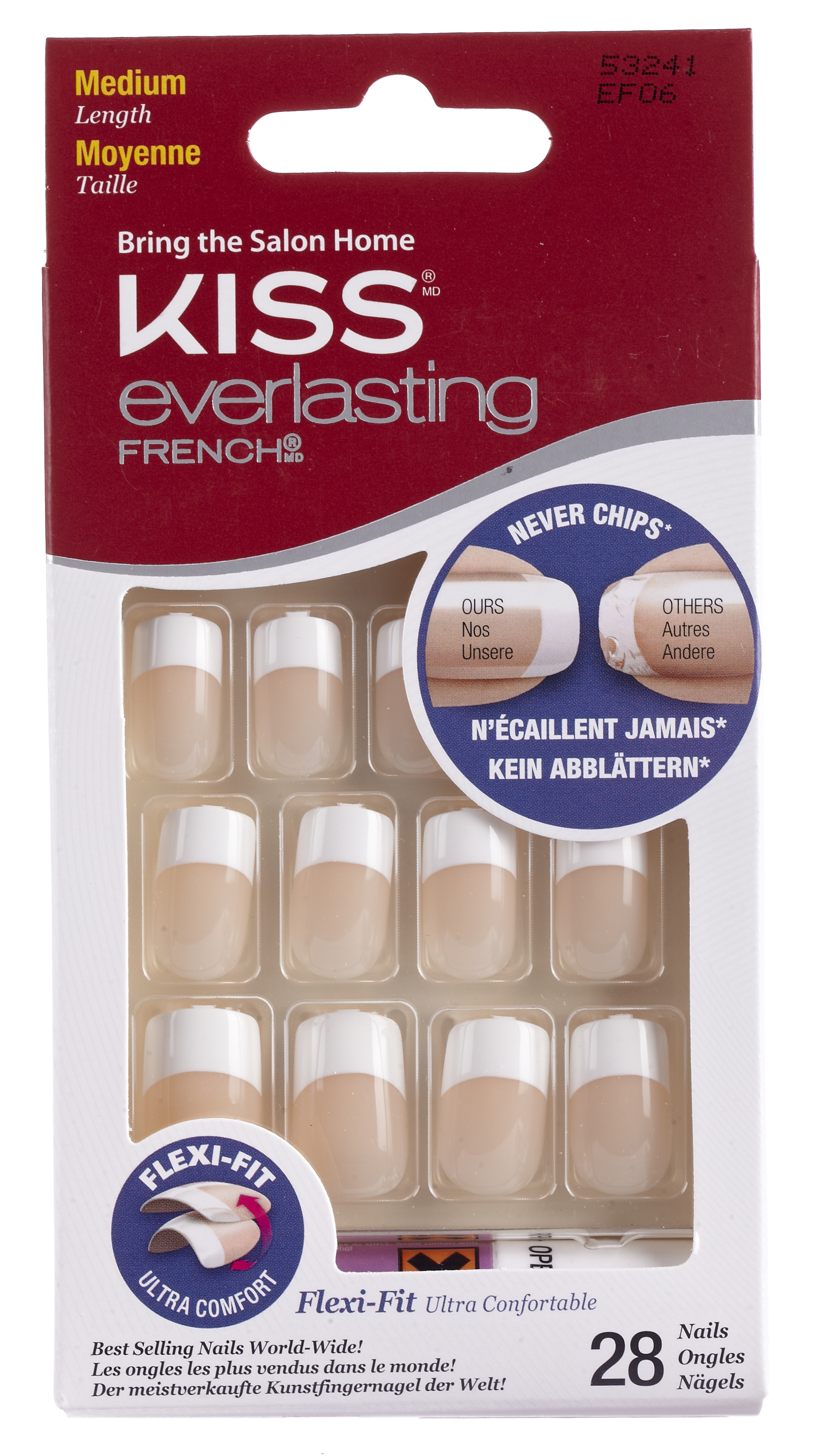 Kiss Everlasting French Nail Kit  Unlimited ''C''