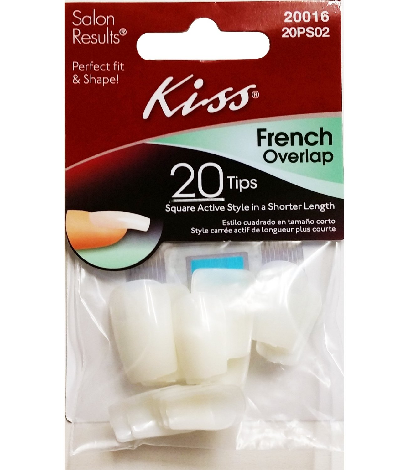 Kiss 20 French Overlap Nails Bag