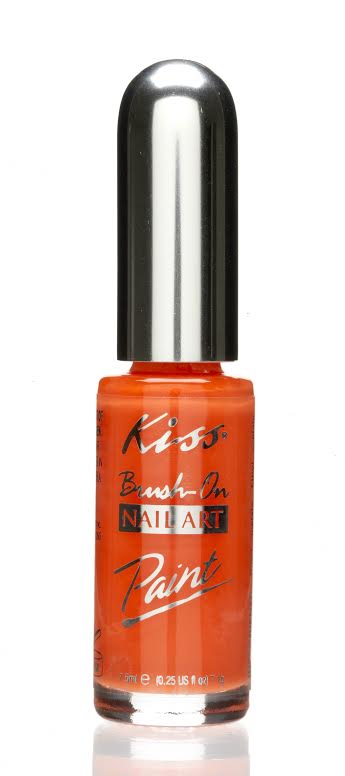 Kiss Nail Art Paint Neon Orange