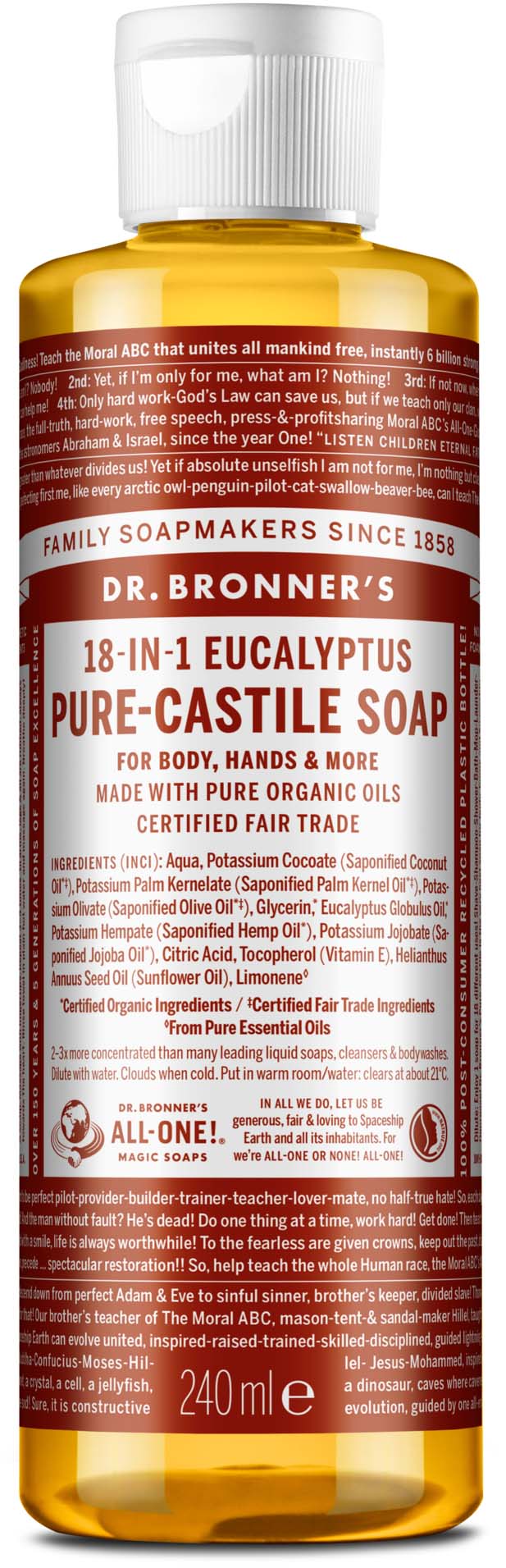 Dr.Bronner's Liquid Soaps Eukalyptus 236ml