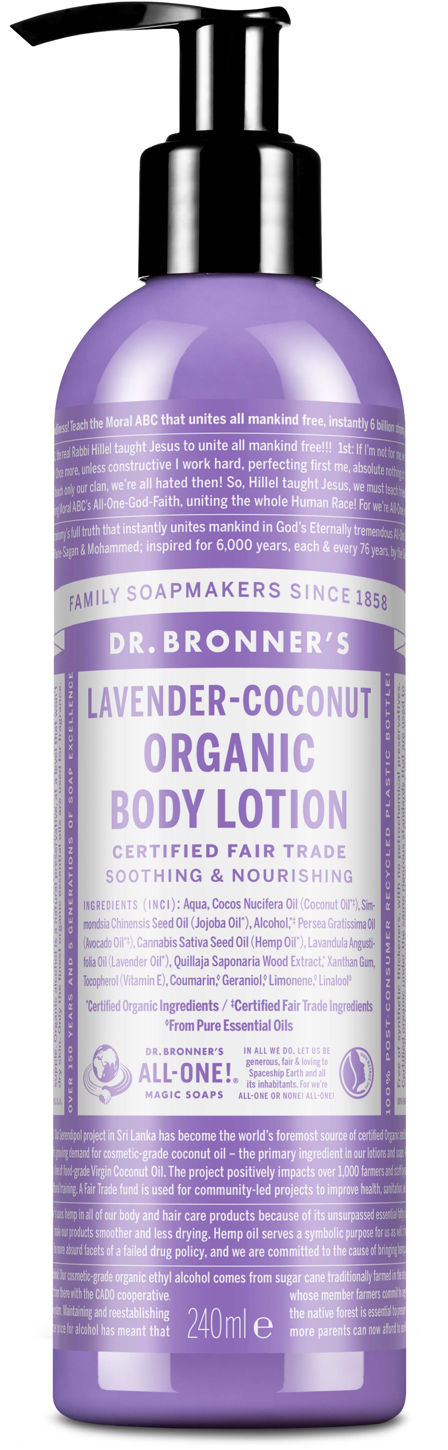 Dr.Bronner's Lotions Lavender Coconut 237