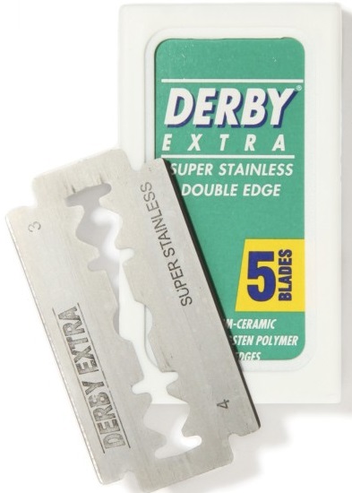 Derby Dubbelrakblad 5-pack