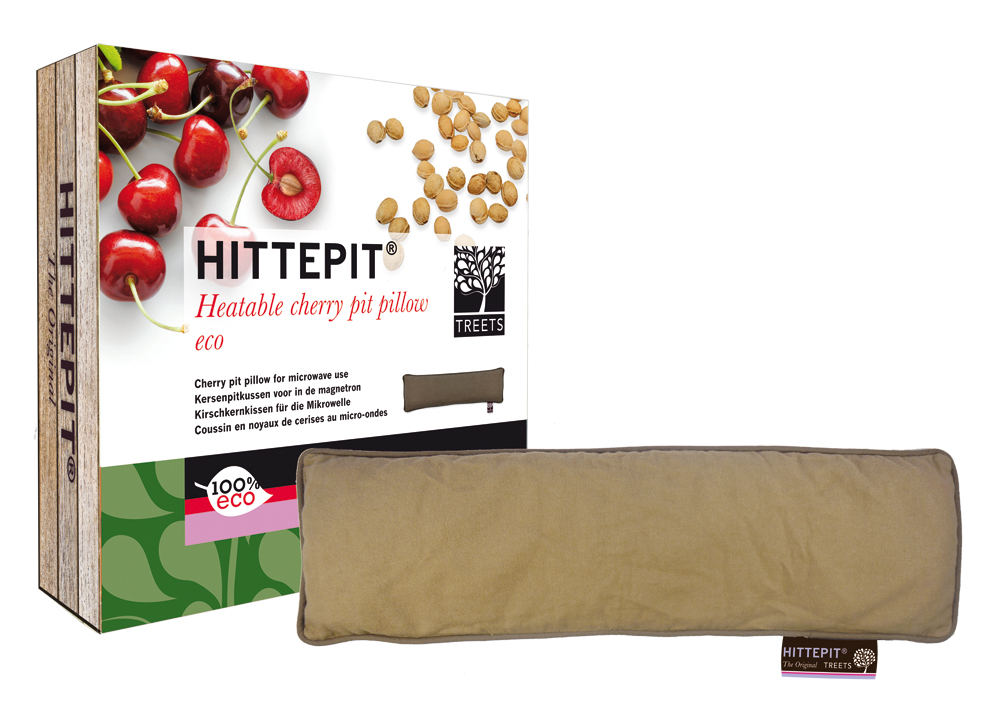 Treets Hittepit Heatable Cherry Pit Pillow ECO Rectangle 60x17cm