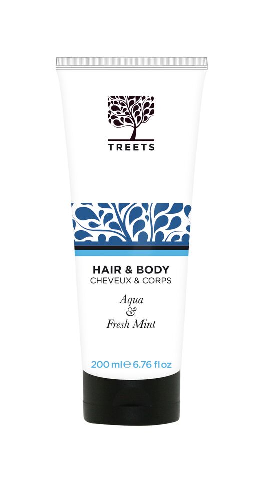 Treets Aqua & Fresh Mint Hair & Body 200ml