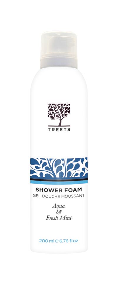 Treets Aqua & Fresh Mint Shower Foam 200ml