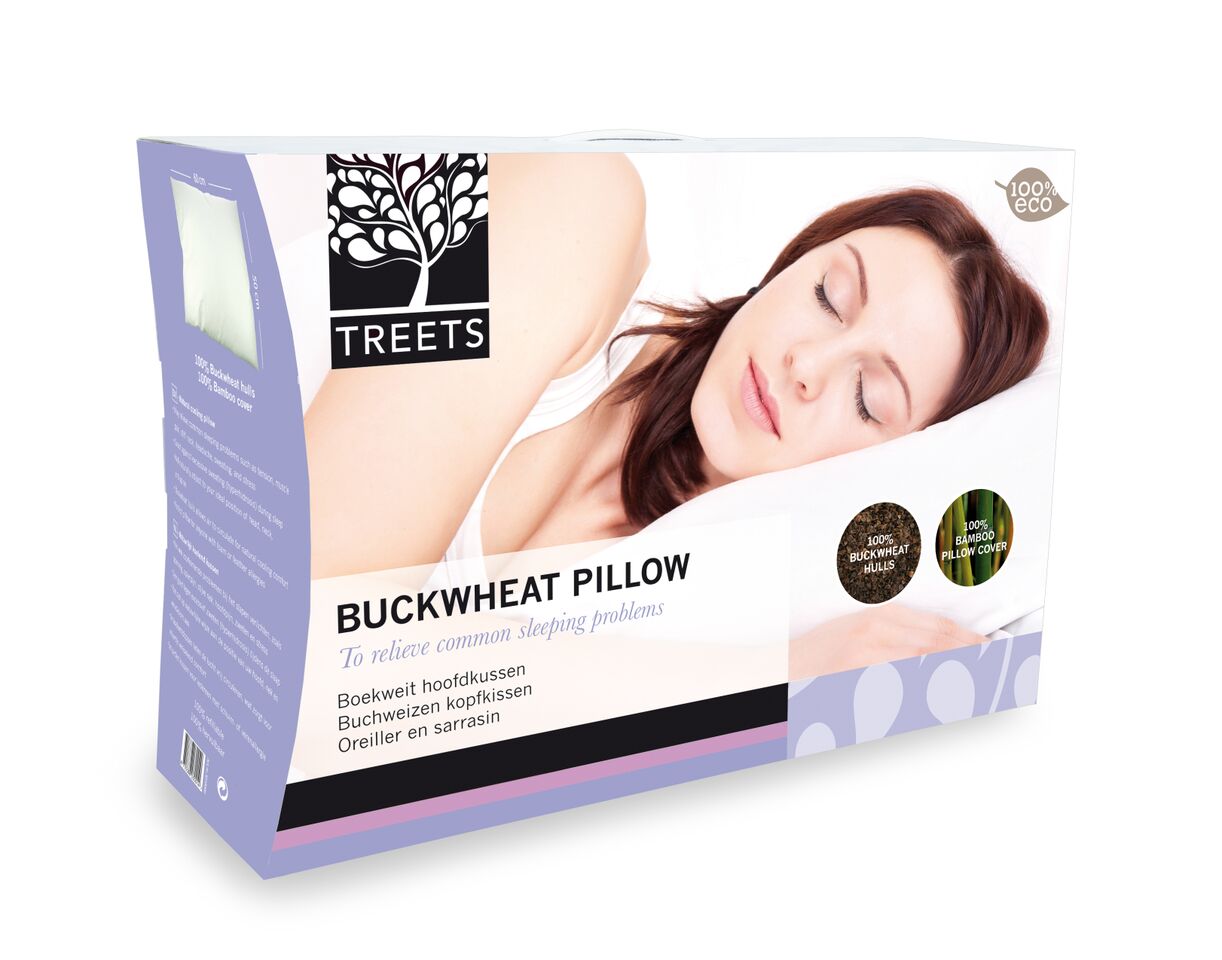 Treets Relax To Sleep Buckwheat Pillow 60x50cm