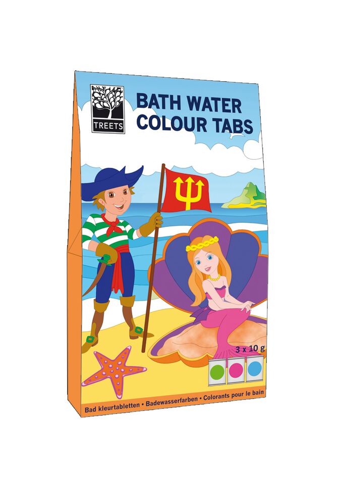 Treets Kids Bath Water Color Tabs 3st