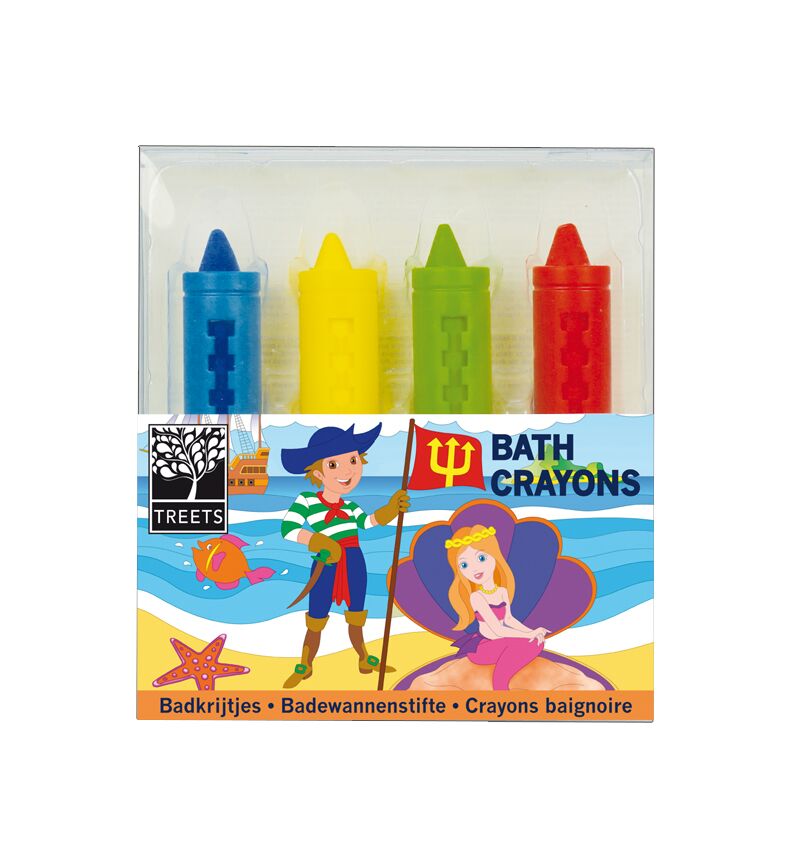 Treets Kids Bath Crayons 4st