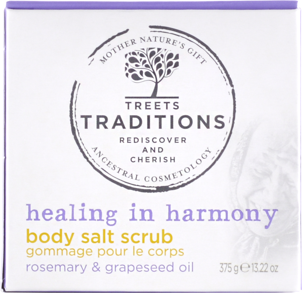 Treets Healing In Harmony Body Salt Scrub 375g