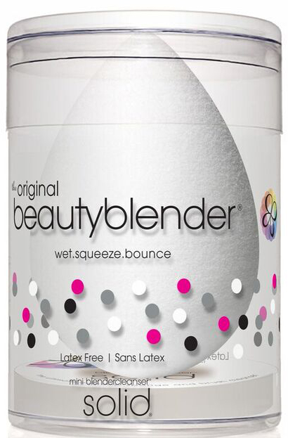 BeautyBlender 1 White The Orginal + Mini Solid Cleanser