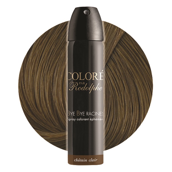 Bye Bye Racines Instant hair root touch up, temporary color spray Light Chestnut 75ml