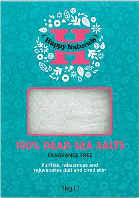Happy Naturals Sea Minerals 100% Dead Sea Salt 1kg