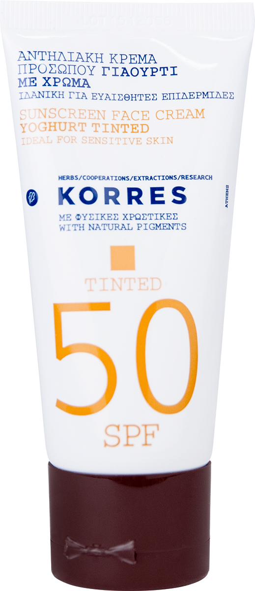 Korres Suncare Face Yoghurt Tinted SPF50 50ml