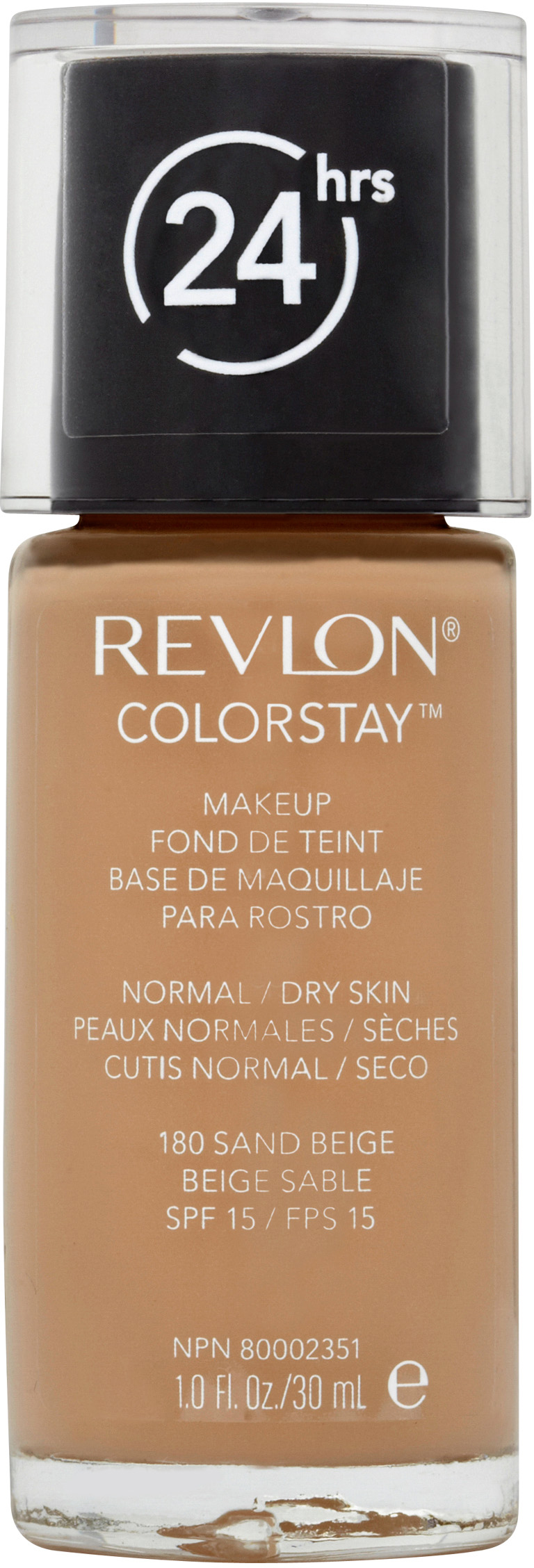 Revlon Cosmetics Colorstay Foundation Normal/Dry Skin 180 Sand Beige