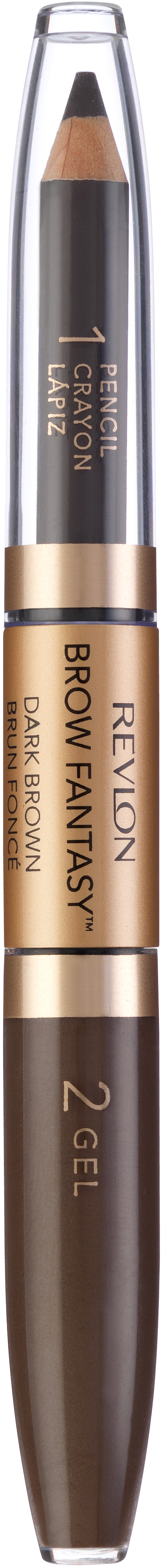 Revlon Cosmetics Brow Fantasy Duo Gel & Pencil 4 Brown