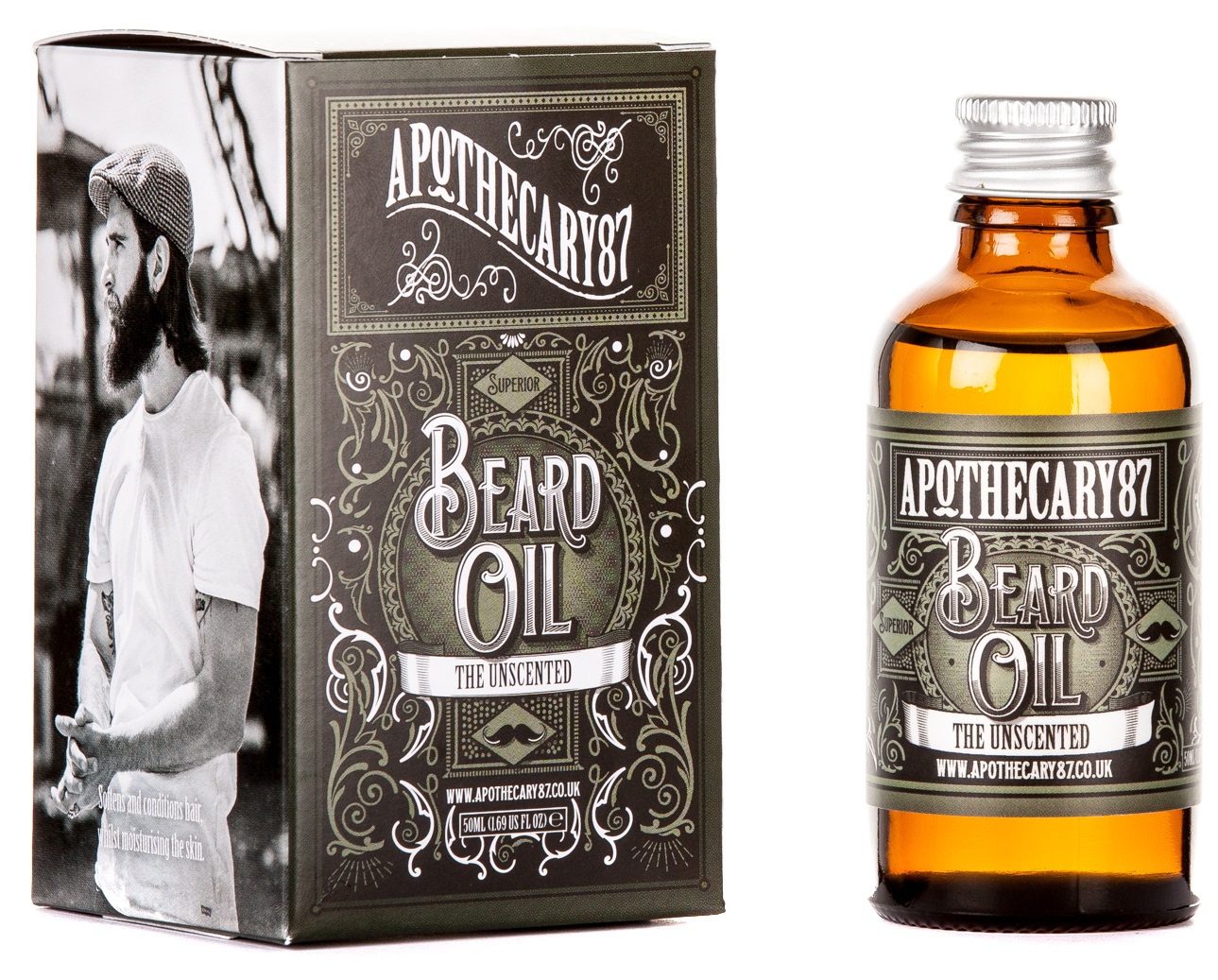 Apothecary 87 The Unscented Beard Oil 50ml