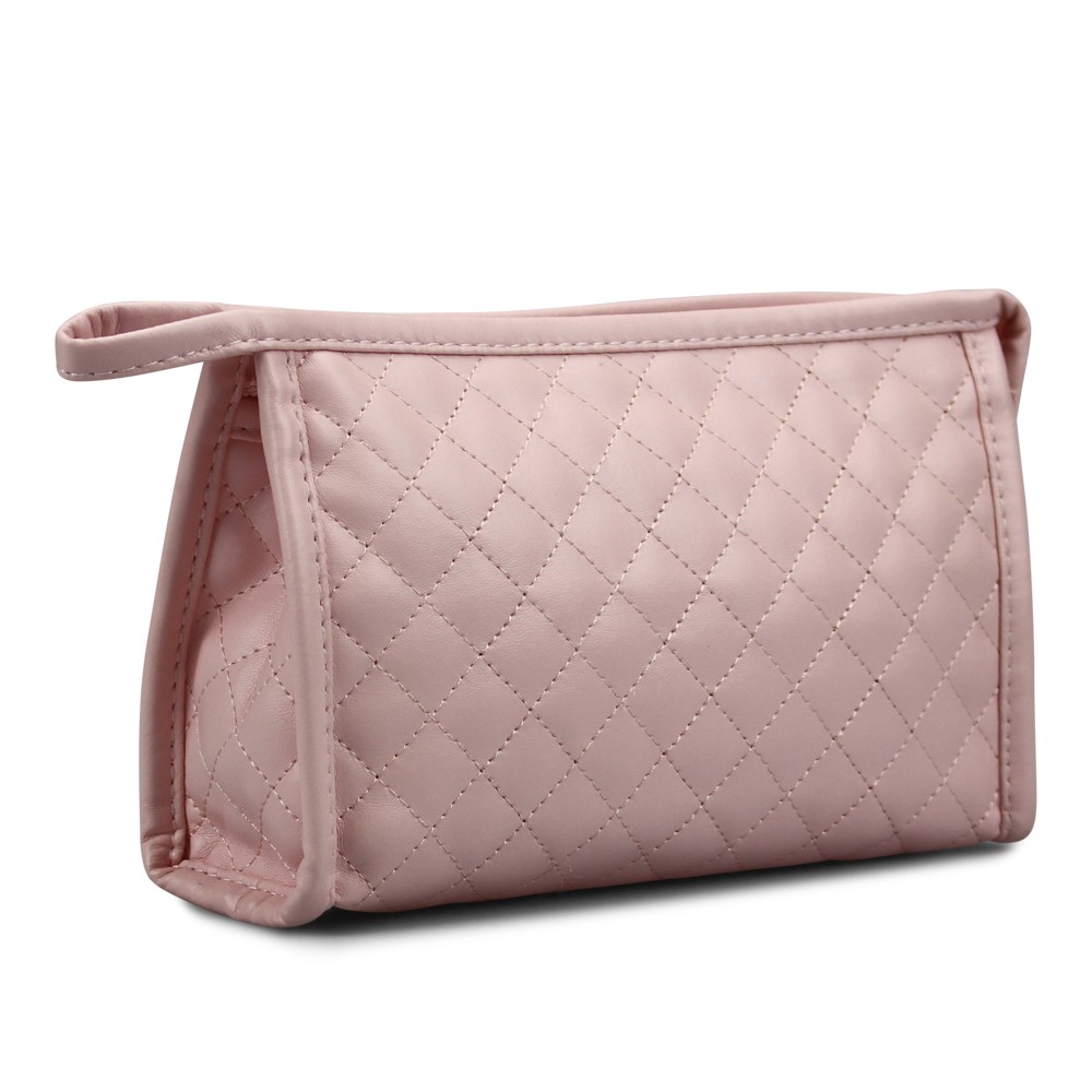 Studio Quilted Make-Up Purse Rosa