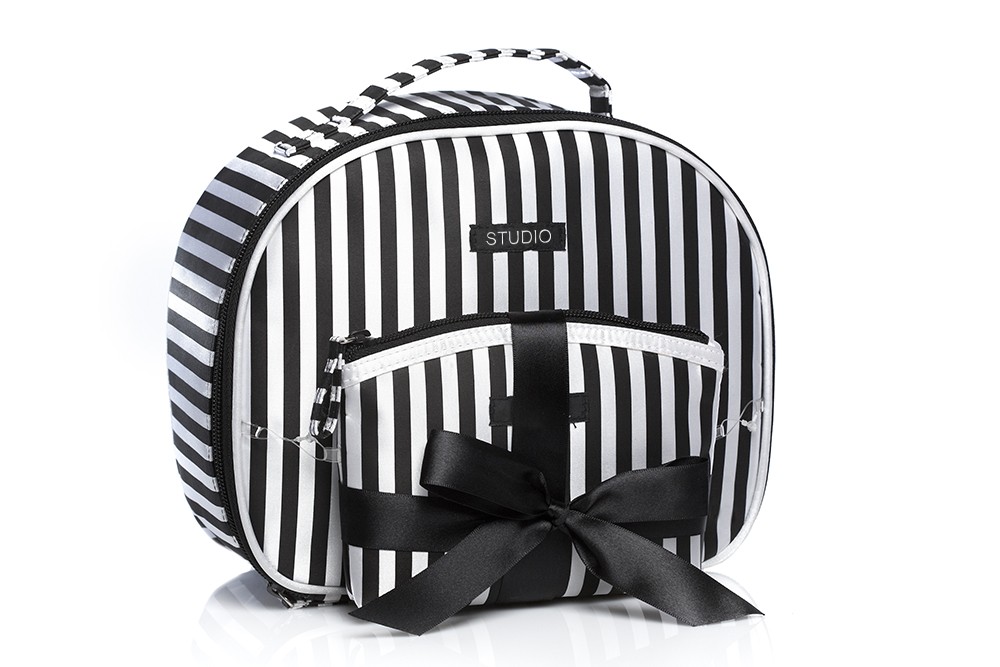 Studio Cosmetic Bag Set With Stripes