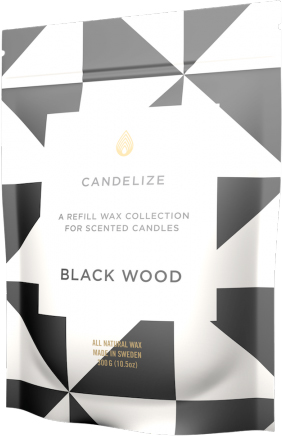 Candelize Refill Black Wood 300g