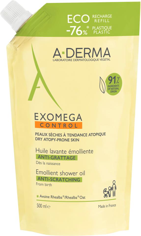 A-derma Exomega Control Shower Oil Refill 500ml