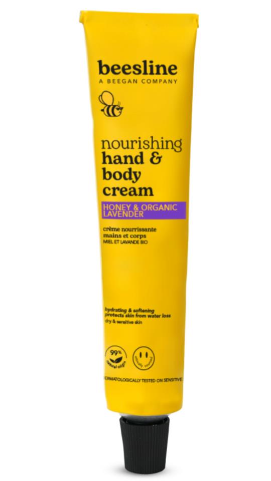 Beesline Nourishing Hand & Body Cream Honey & Organic Laven