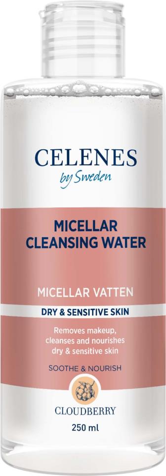 Celenes Cloudberry Micellar Cleansing Water Dry & Sensitive Skin 250 ml