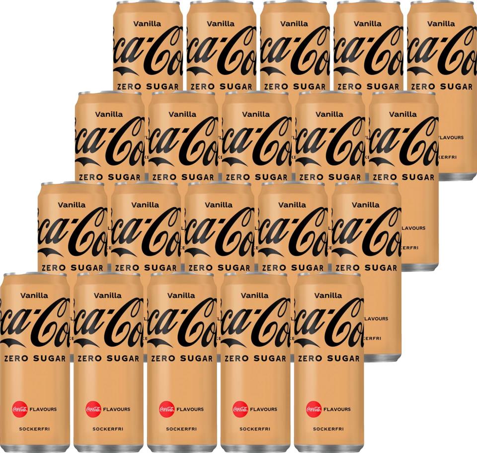 Coca Cola Zero Vanilj 20 x 33cl