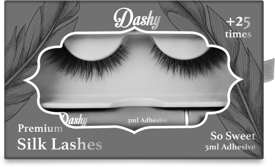 Dashy Premium Silk Lashes So Sweet + 5 ml Adhesive