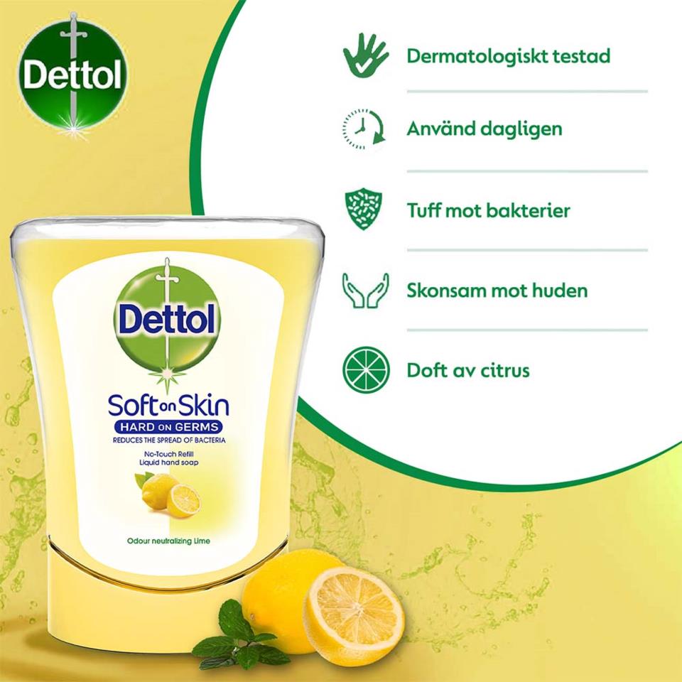 Dettol No-Touch Refill Odour Neutralizing Citrus Soap 250 ml 