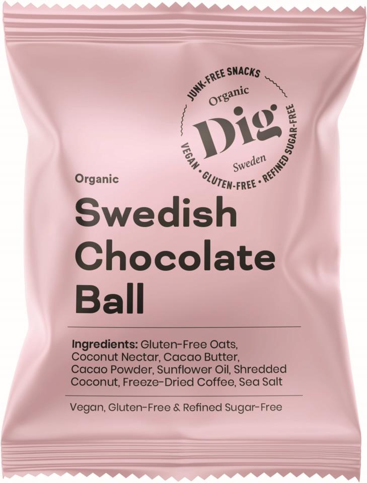 DIG Organic Swedish Chocolate Ball 25g