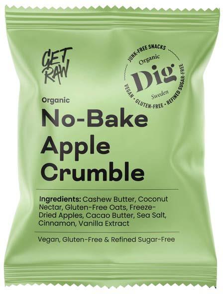 DIG GET RAW No-Bake Apple Crumble 35g