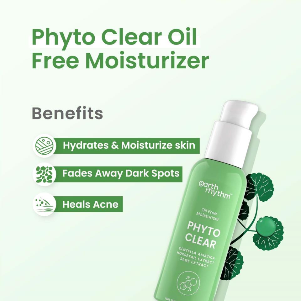 Earth Rhythm Phyto Clear Oil Free Moisturiser 50 ml