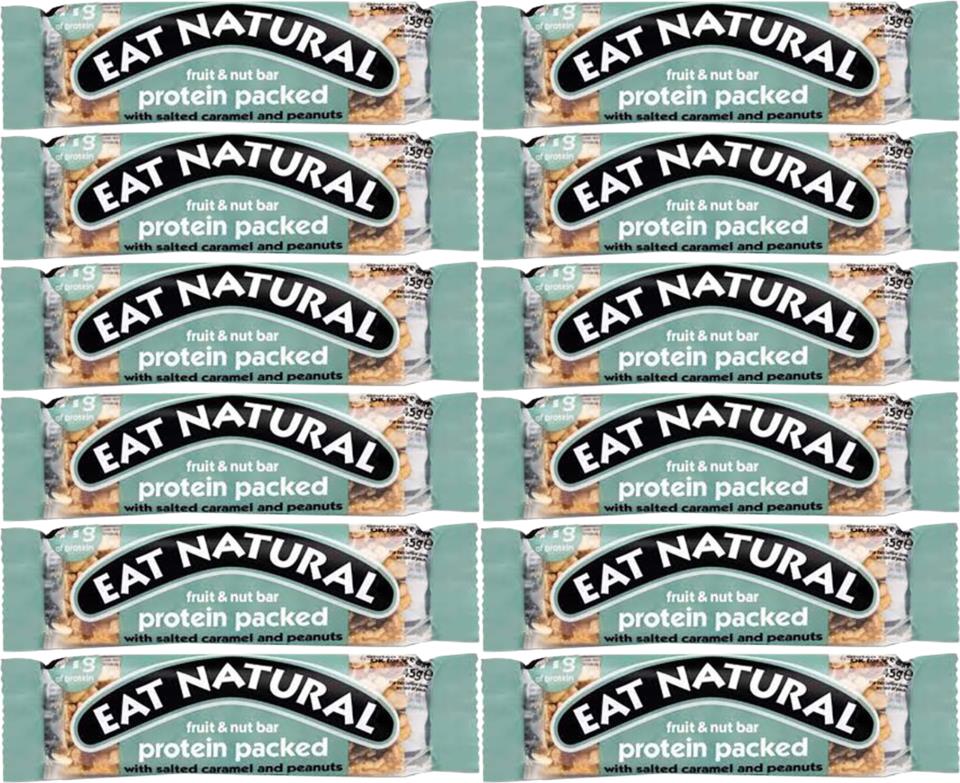 Eat Natural Protein Packed Salted Caramel & Nuts 12 x 45g