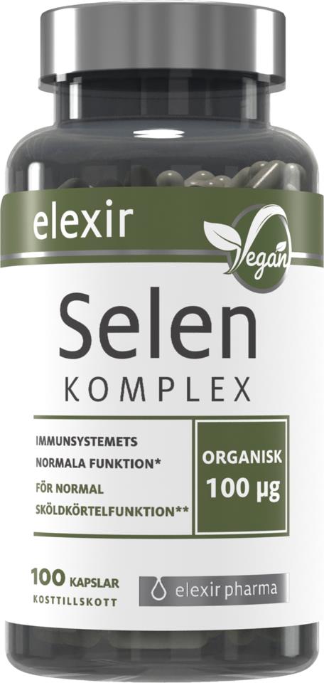 Elexir Pharma Organiskt Selen Komplex 100 st