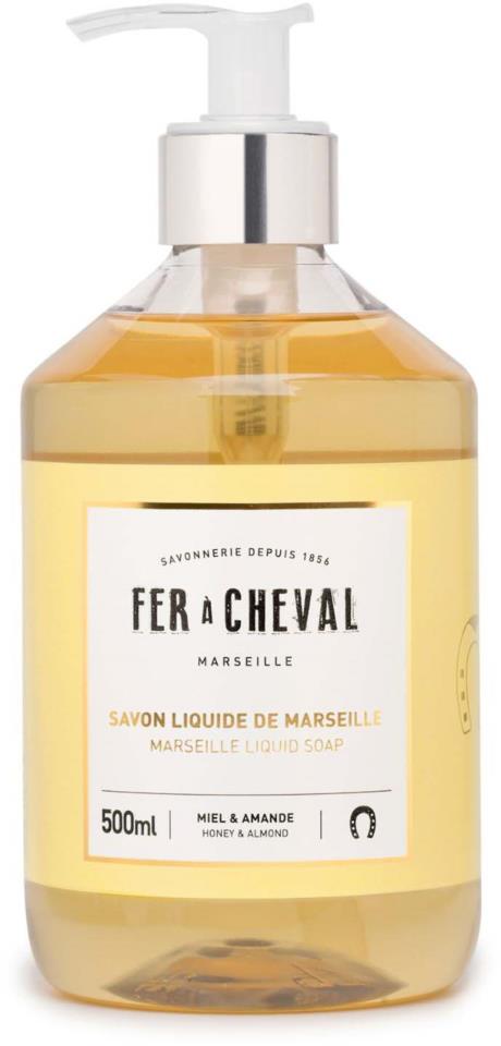 Fer à Cheval Marseille Liquid Soap Honey & Almond 500 ml